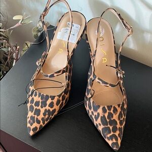 Unisa Leopard Print Heels